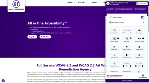 All-InOneAccessibility Plugin by Skynet Technologies USA LLC