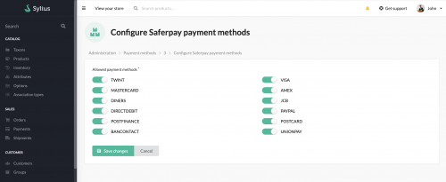 SyliusSaferpay Plugin by CommerceWeavers