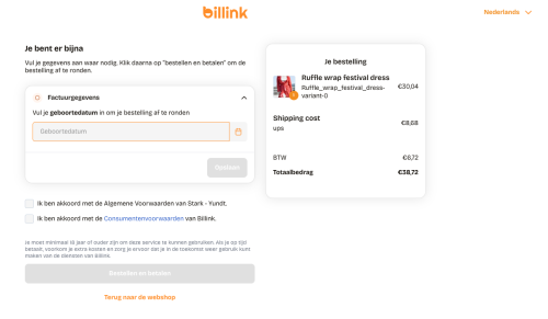 SyliusBillinkPlugin by Billink
