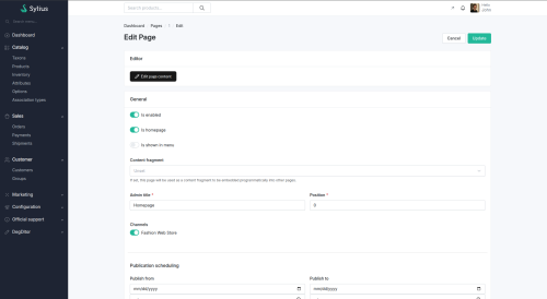 DegDitor CMS Plugin by Fifty Deg Srl SB